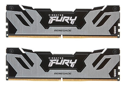 96GB DDR5 6000MT/s CL32 DIMM (Kit of 2) FURY Renegade Silver XMP