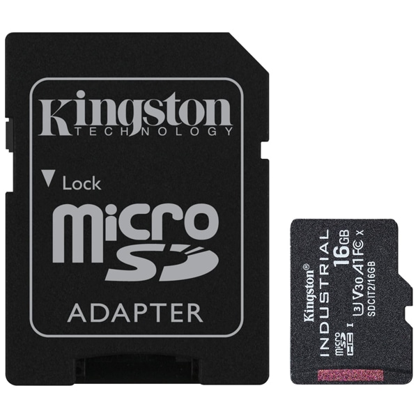 16GB microSDHC UHS-I Class 10 YƃO[hxΉJ[h + SDA_v^t