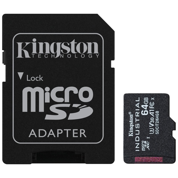 64GB microSDXC UHS-I Class 10 YƃO[hxΉJ[h + SDA_v^t