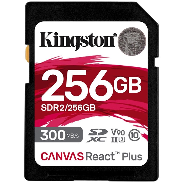 SDXCJ[h 256GB UHS-II V90 Canvas React Plus SD Card