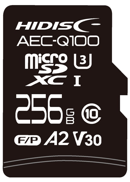 AEC-Q100Ή HIDISC ԍڗprV30 U3XybN microSDXCJ[h 256GB