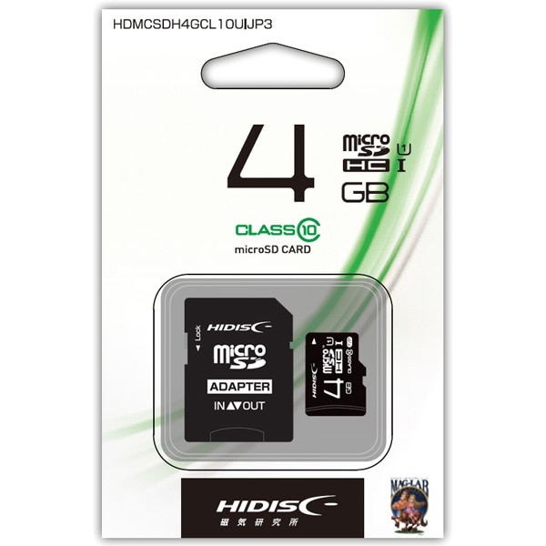 microSDJ[h 4GB Class10 UHS-1 SDϊA_v^t