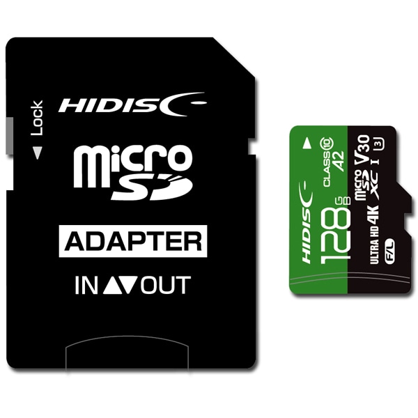 microSDXCJ[h ^Cv(Readő170MB/S) 128GB Class10 UHS-1Xs[hNX3 V30 A2Ή SDϊA_v^t