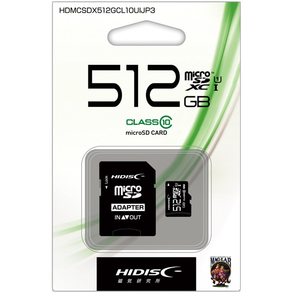 microSDJ[h 512GB Class10 UHS-1SDϊA_v^t