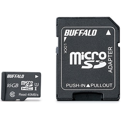 UHS-I Class1 microSDHCJ[h SDϊA_v^[t 16GB