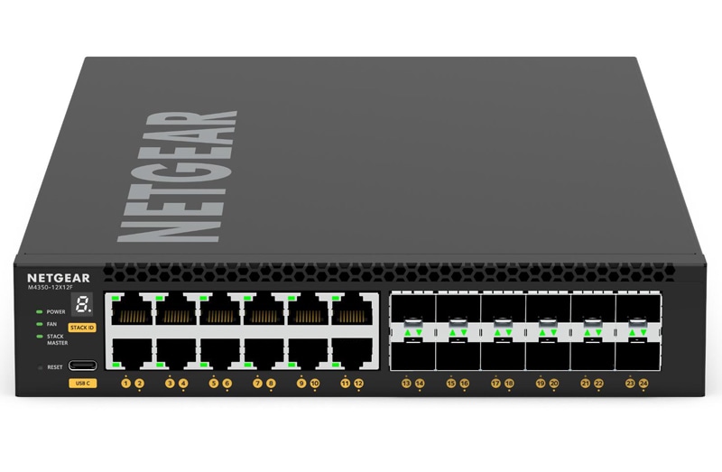 10G/5G/2.5G/1G|[g×12A10G SFP+Xbg×12 t}l[WXCb` M4350-12X12F