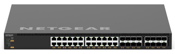 PoE++Ή (290W-1770W) 10G/5G/2.5G/1G|[g×24 10G SFP+Xbg×8 25G SFP28Xbg×8 t}l[WXCb` M4350-24X8F8V