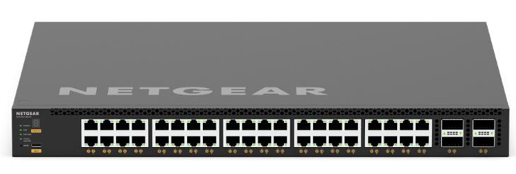 PoE++Ή (196W-1676W) 10G/5G/2.5G/1G|[g×40 100G QSFP28Xbg×4 t}l[WXCb` M4350-40X4C