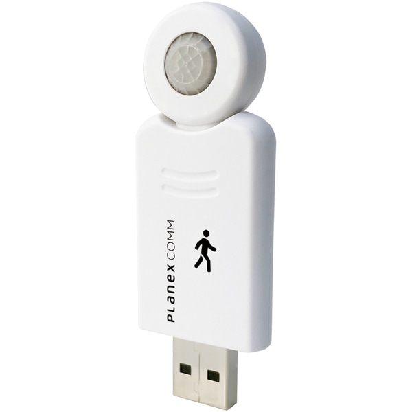 PLANEX USBڋd^WiFiǂłZT[ PIR ǂłlZT[ WS-USB04-PIR