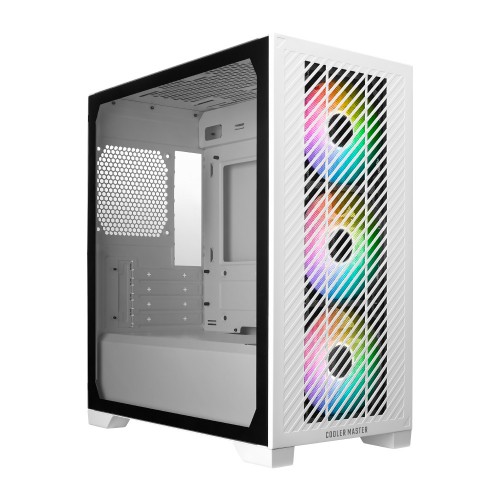 Elite 301 White/MicroATX PCP[X/ARGBt@3ڃf/zCg/ʋCɗDꂽtbgfUC/USB 3.2 Gen1 Type-C/280mmWG[^[Ή