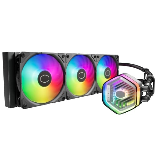 MasterLiquid 360 Atmos/360mmȈՐCPUN[[/ubNf/ŐV^fA`o[|v/Intel LGA1700/1200/1151/1150/1155/1156/AMD AM5/AM4\PbgΉ