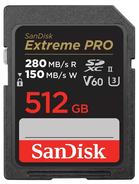 SanDisk Extreme PRO UHS-II V60 512GB SDSDXEP-512G-JNJIP