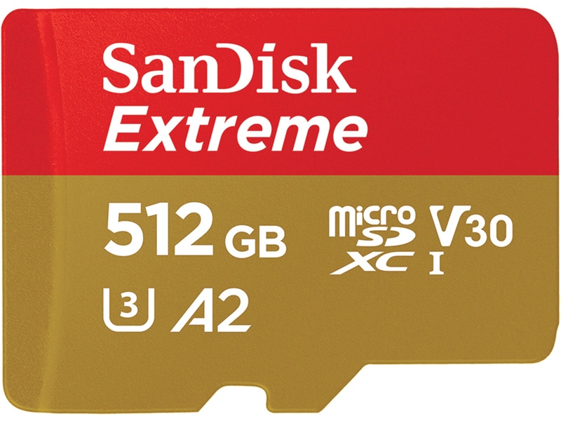 SanDisk Extreme microSDXC UHS-IJ[h 512GB SDSQXAV-512G-JN3MD