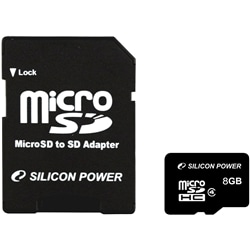 microSDHCJ[h 8GB (Class4) @5Nۏ (SDHCA_v^[t)