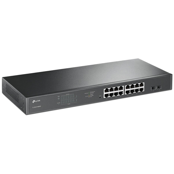 JetStream 16-Port Gigabit Easy Smart PoE/PoE+ Switch