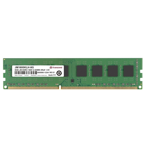 PC3-12800 (DDR3-1600) Ή 240 s CL11 1.5V DDR3  U-DIMM 8GB