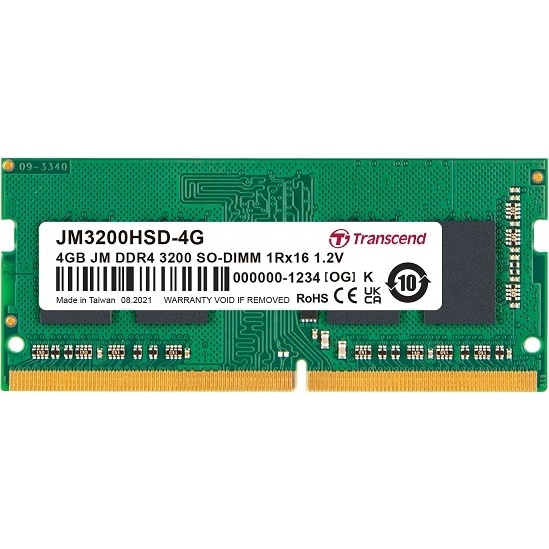 PC4-25600 (DDR4-3200) Ή 260s CL22 1.2V DDR4 SO-DIMM 4GB