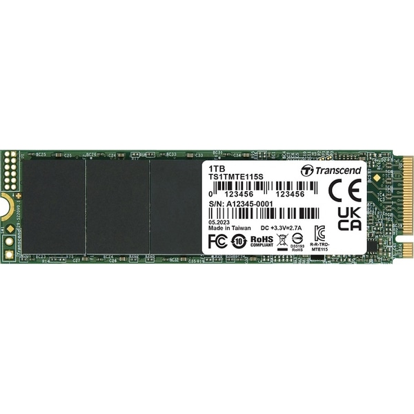 M.2 2280 NVMe PCIe Gen3 x4 1TB