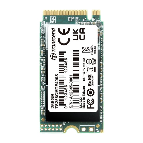 256GB M.2 2242PCIe Gen3x4 NVMe 3D DRAM-less