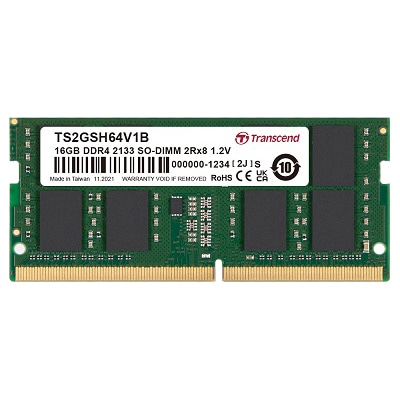 16GB DDR4 2133 SO-DIMM 2Rx8 1Gx8 CL15 1.2V