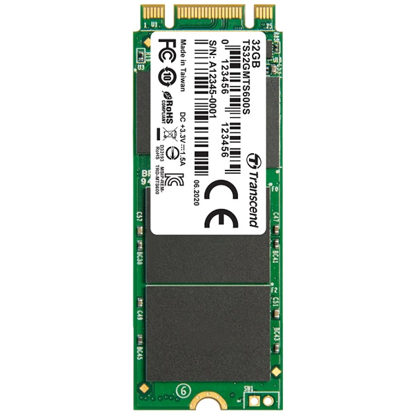 32GB M.2 2260 SSD SATA3 B+M Key MLC