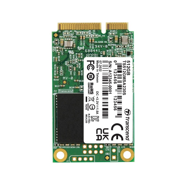 512GB mSATA SSD SATA3 3D