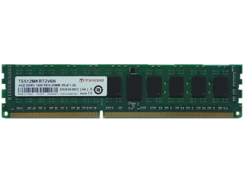 4GB DDR3 1600 REG-DIMM 2Rx8 256Mx8 CL11 1.5V