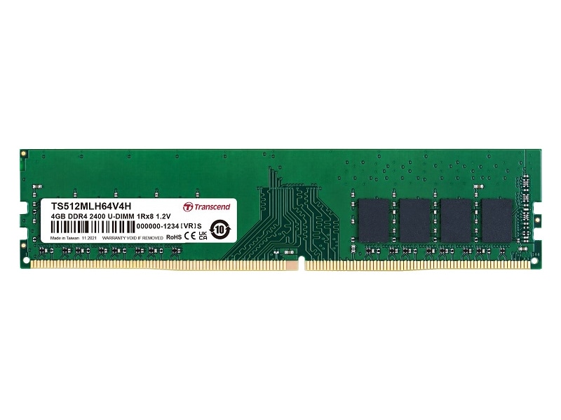 4GB DDR4 2400 U-DIMM 1Rx8 512Mx8 CL17 1.2V