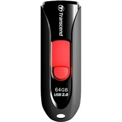 64GB USB2.0 Pen Drive Capless Black