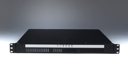 1U Rackmount Bare ATX Motherboard Chassis with 1 Slot Capacity 3 HDD Bays