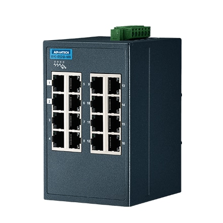 YƗpR~jP[VEKI 16-port Entry Level Managed Switch Supporting Modbus TCP/IP Extreme Temp