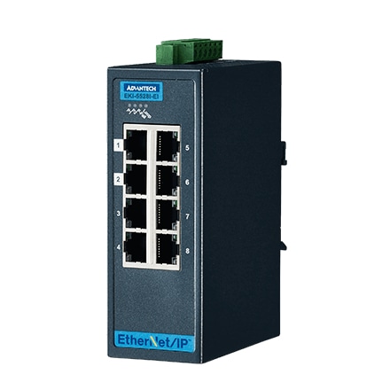 YƗpR~jP[VEKI ETHERNET DEVICE 8FE Ind. Switch with EtherNet/IP W/T.