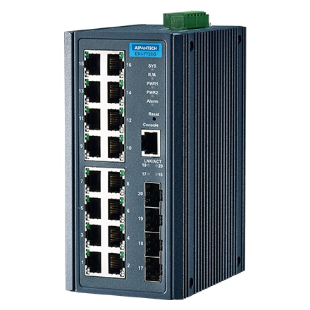 YƗpR~jP[VEKI ETHERNET DEVICE 16G + 4SFP Port Managed Ethernet Switch