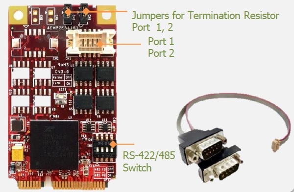 Innodisk YƗpmPCIe - RS-422/485×2|[gϊA_v^