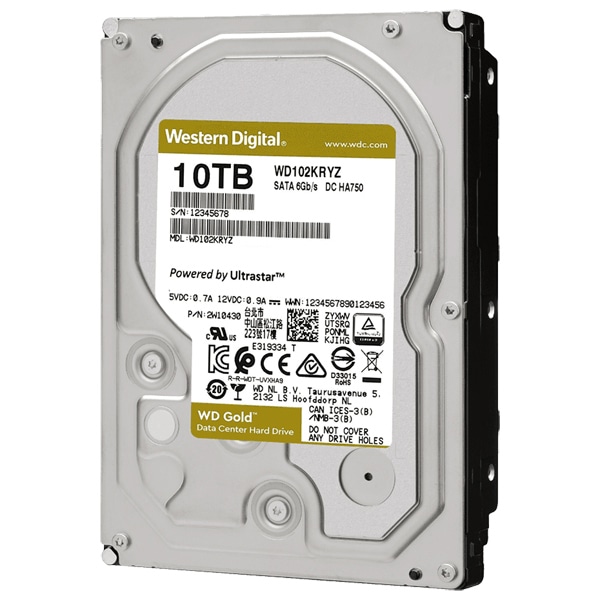 WD GoldV[Y 3.5C`HDD 10TB SATA6.0Gb/s 7200rpm/class 256MBLbV WD102KRYZ