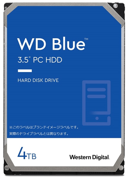 WD Blue HDD 3.5C` 4TB 2Nۏ WD40EZAX