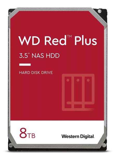 WD Red Plus HDD 3.5C` 8TB SATA6Gb/s 3Nۏ WD80EFPX