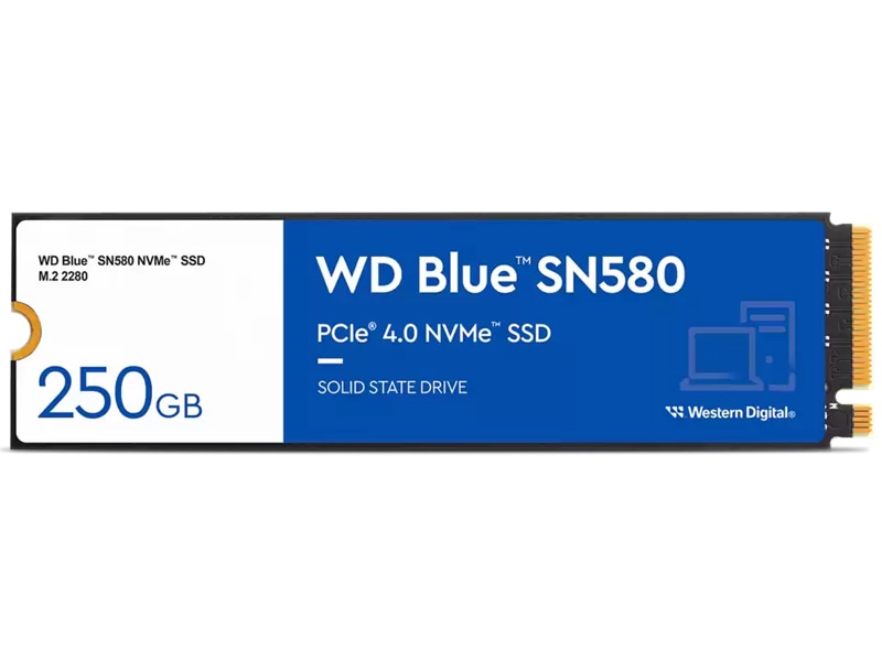 WD Blue SN580 M.2 NVMe SSD 250GB 5Nۏ WDS250G3B0E