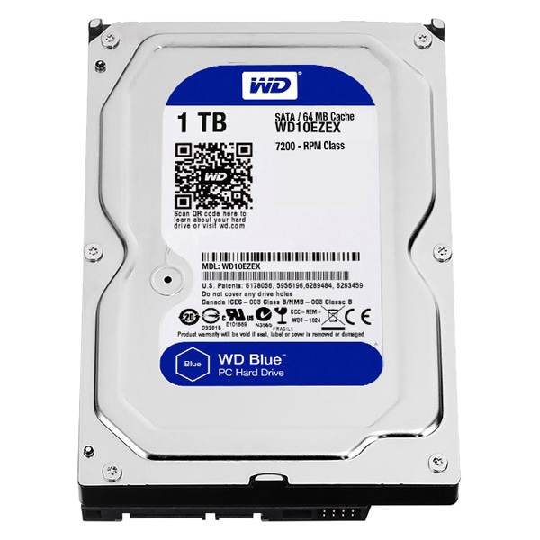 WD BlueV[Y 3.5C`HDD 1TB SATA6.0Gb/s 7200rpm 64MB WD10EZEX