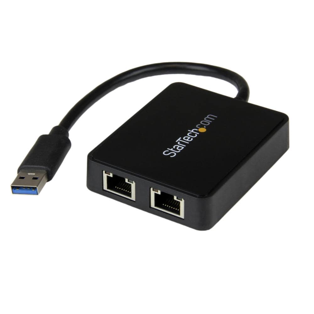 USB 3.0|2|[gGigabit Ethernet LANA_v^ ubN (USB|[gx1t)@10/100/1000Mbps NIClbg[NA_v^@USB SuperSpeed(IX)|2x RJ45(X)LLANA_v^@ۏ؊ԁF 2N