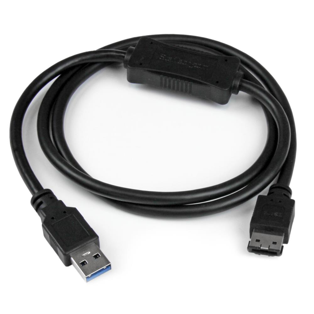 USB 3.0 - eSATAϊA_v^P[u (91cm)@eSATAΉHDD/SSD/whCuڑ\@ۏ؊ԁF 2N