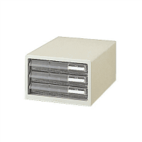 レターケース（樹脂製）Ａ４タテ　浅型３段　ＬＣ－１０３Ａ