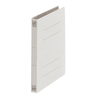 フラットファイル（再生樹脂綴具）Ｂ６縦２穴　グレー　１０冊
