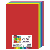 クレヨンカラーＡ４　１０色×各２枚　ナ－ＣＲ９０２