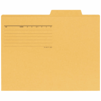 個別フォルダー＜エコノミー１０枚パック＞Ａ４横　イエロー