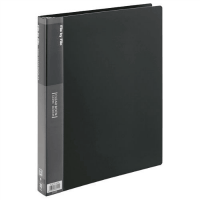 リングクリヤーブックＡ４　３０穴　背幅３２ｍｍ　ダークグレー