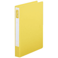 紙製リング式　Ａ４縦　Ｄ０３０Ｊ　イエロー　１冊
