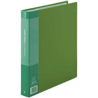 クリアーブックＡ４縦　ポケット数６０枚　グリーン　１冊