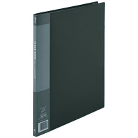 クリアーブックＡ４縦　ポケット数１０枚　グレー　１０冊