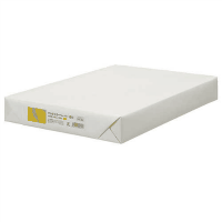 カラーペーパー厚口Ａ３　レモン　５００枚　Ａ２７４Ｊ－１